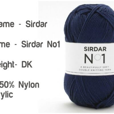 Sirdar No.1 Double Knitting Beautifully Soft Yarn