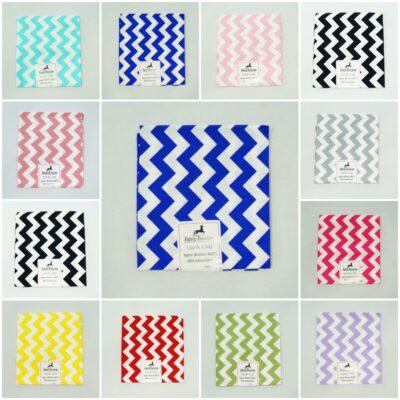 10mm Chevron Fat Quarters Cotton Zig Zag