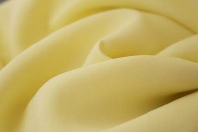 pretty lemon yellow scuba fabric