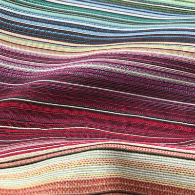 Colourful Lines Designer Heavyweight Woven Tapestry Fabric