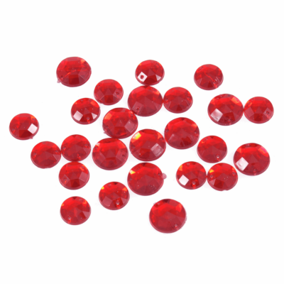 red-round-sew-on-bling-gems