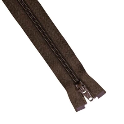 10-25cm-brown-open-ended-zip