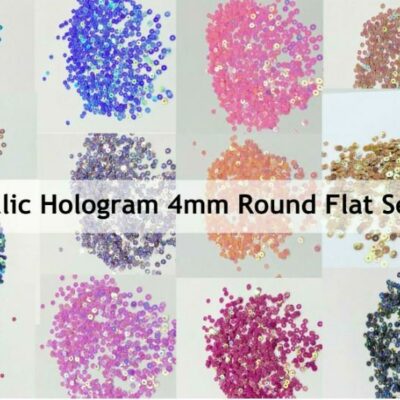 Laser Round Flat Sequin