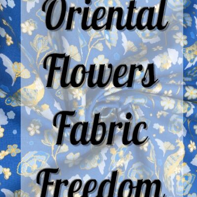 Fabric Freedom-Oriental Flowers